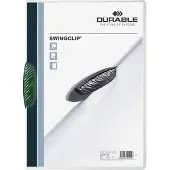 Durable klemmap Swingclip, A4, PP, met clip, groen
