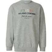 s.Oliver Sweatshirt lichtgrijs / groen / knalrood / wit