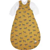 Meyco Baby Zebra Animal baby slaapzak rond tweedelig - honey gold - 80/86 - 2.5 TOG