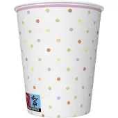 Daisy - Papieren bekers - Pastel Dots