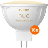 Philips Hue Spot White Ambiance MR16 Lot de 18