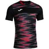 Joma Tiger Vii Short Sleeve T-shirt Zwart 9-10 Years Jongen