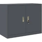 vidaXL Opbergkast Antraciet 90 x 40 x 70 cm Staal
