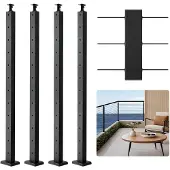 Vevor 4-pack kabelleuningpalen