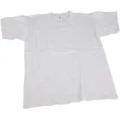 Packlinq T-shirts, B: 42 cm, afm 9-11 jaar, ronde hals, 145 gr, wit, 1 stuk