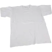 Packlinq T-shirts, B: 36 cm, afm 5-6 jaar, ronde hals, 145 gr, wit, 1 stuk