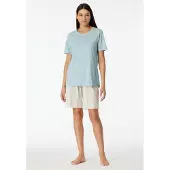 Schiesser Pyjama Women 181235 Bluebird-Maat 40