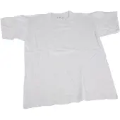 Packlinq T-shirts, B: 55 cm, afm large, ronde hals, 145 gr, wit, 1 stuk