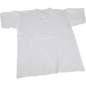 Packlinq T-shirts, B: 40 cm, afm 7-8 jaar, ronde hals, 145 gr, wit, 1 stuk
