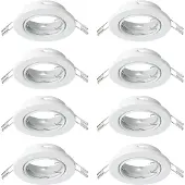 Eglo Agulo inbouwspot - 10x - Ø86 - GU10 - Wit