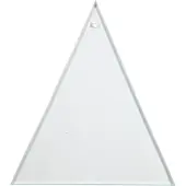 Packlinq Glazen platen, Driehoekig, afm 8x9 cm, dikte 3 mm, 10stuks