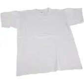 Packlinq T-shirts, B: 59 cm, afm X-large, ronde hals, 145 gr, wit, 1 stuk
