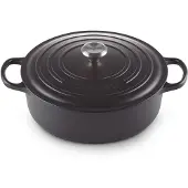 Le Creuset Signature Lage Braadpan Mat Zwart Ø 30cm 6,20l