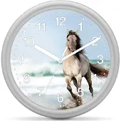 Eurotime Kinderklok paard - Paard op het strand