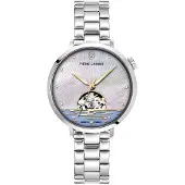 Pierre Lannier Analoog horloge 'Australe' wit