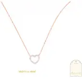 Go Dutch Label Collier Sparkly Heart Goud
