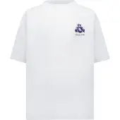 Cars T-shirt met backprint wit Jongens Viscose Ronde hals Backprint - maat 128