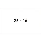 APLI -etiketten voor prijspistolen, 26 x 16 mm, wit