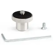 Manfrotto 1/4 anti-slip adapter (Statiefadapter), Statief accessoires, Zilver