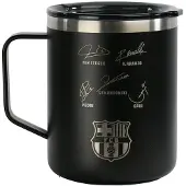 Runbott Thermische Beker met Deksel F.C. Barcelona Marineblauw Roestvrij staal