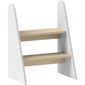 HOMCOM AIYAPLAY - Kinderstepper - MDF - 43x30x55cm - Wit
