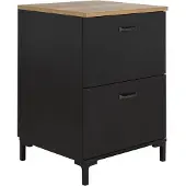 Gami Keukenkast Manchester In Helvezia Oak-Design | 60 X 60 X 86 Cm - Gautier - - Keuken Onderkast - Zwart - MDF