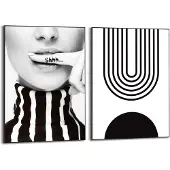Reinders - Stilte in Stijl - Schilderijen set 50x70 cm - Zwart-Wit