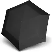 Knirps U.200 Ultra Light Duomatic Paraplu – lichtgewicht opvouwbare stormparaplu, automatisch open en dicht – compact formaat voor tas, jaszak of rugzak – Mat cross