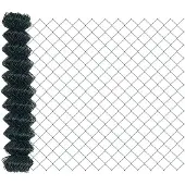 vidaXL Kettinglinkheining 25 x 1,2 m Staal Groen