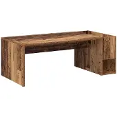 vidaXL Salontafel Oudhout 101,5 x 50 x 37 cm Bewerkt hout