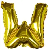 Ginger Ray Pick & Mix - Folieballon letter W - goud