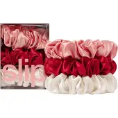 Slip Pure Silk Large Scrunchies Rosy Haarelastiek 3 st