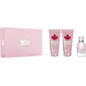 Dsquared2 Wood for Her EDT 50 ml + Aftershave 100 ml + Bodylotion 100 ml (damesparfum)