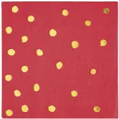 Classic Servetten class red foil (25x25cm, 16st)