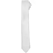 Premier Unisex Slanke Stropdas Volwassenen (Zilver)