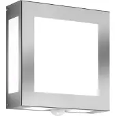 CMD Buitenwandlamp Legendo, roestvrij staal met sensor LEGENDO, alu / grijs / zink, Roestvrij staal, Modern