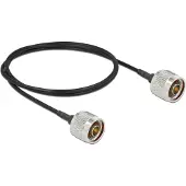 DeLOCK Antenna Cable N plug to N plug LMR/CFD100 1 m low loss