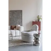 Puur - Ariel draaifauteuil - off-white
