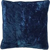 Hoii CHLOE | sierkussen 50x50 cm | Insignia Blue | blauw | | met duurzame kussenvulling