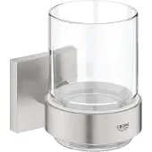 GROHE Glas Start Cube met Houder Supersteel
