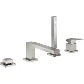 GROHE Badcombinatie Eurocube Viergats Supersteel