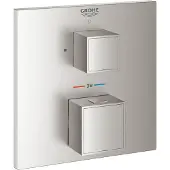 GROHE Opbouwdeel grohtherm cube zonder omstel supersteel