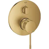 GROHE Essence, nieuw model, mengkraan voor één hand, met 3-weg afvoer, inbouwmodel