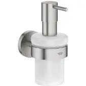 GROHE Start Zeepdispenser met houder - supersteel (RVS look) - 160ml