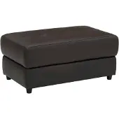 Loft 24 Capena-Poef - Bruin PU