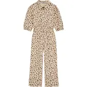 We fashion Overall crème / bruin / sering