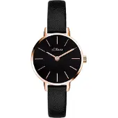 s.Oliver Analoog horloge goud / zwart