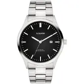 s.Oliver Analoog horloge zwart / zilver