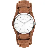s.Oliver Analoog horloge bruin