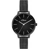 s.Oliver Analoog horloge zwart